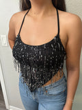 Kim Black Halter Top