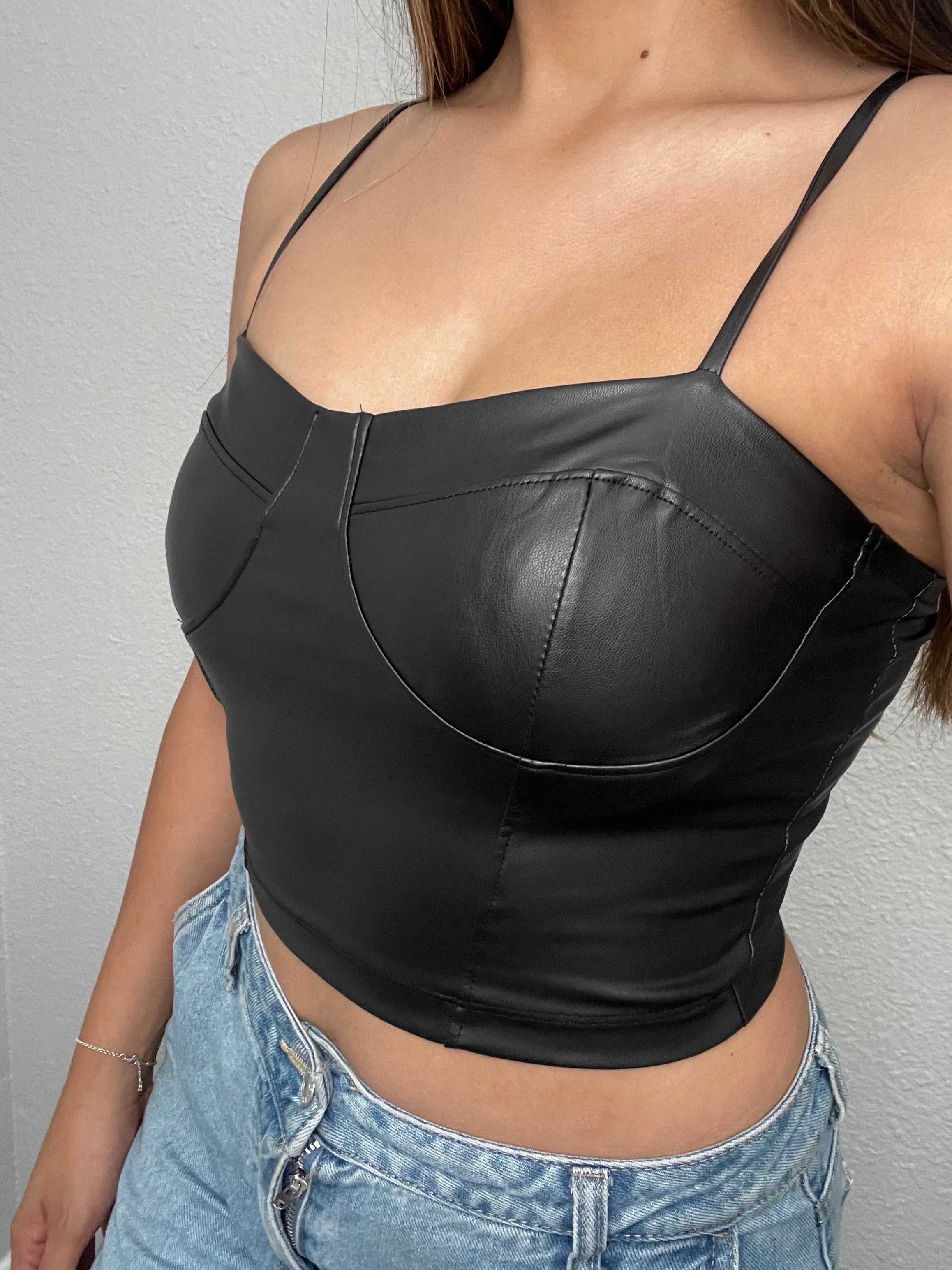 Bree Leather Top