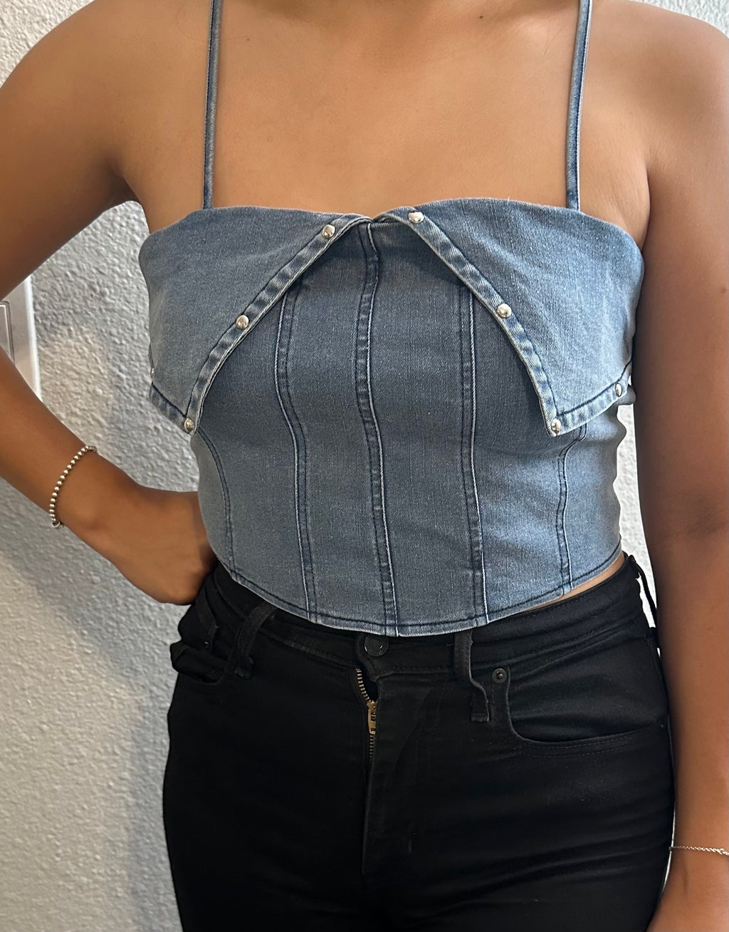 Karla Denim Top