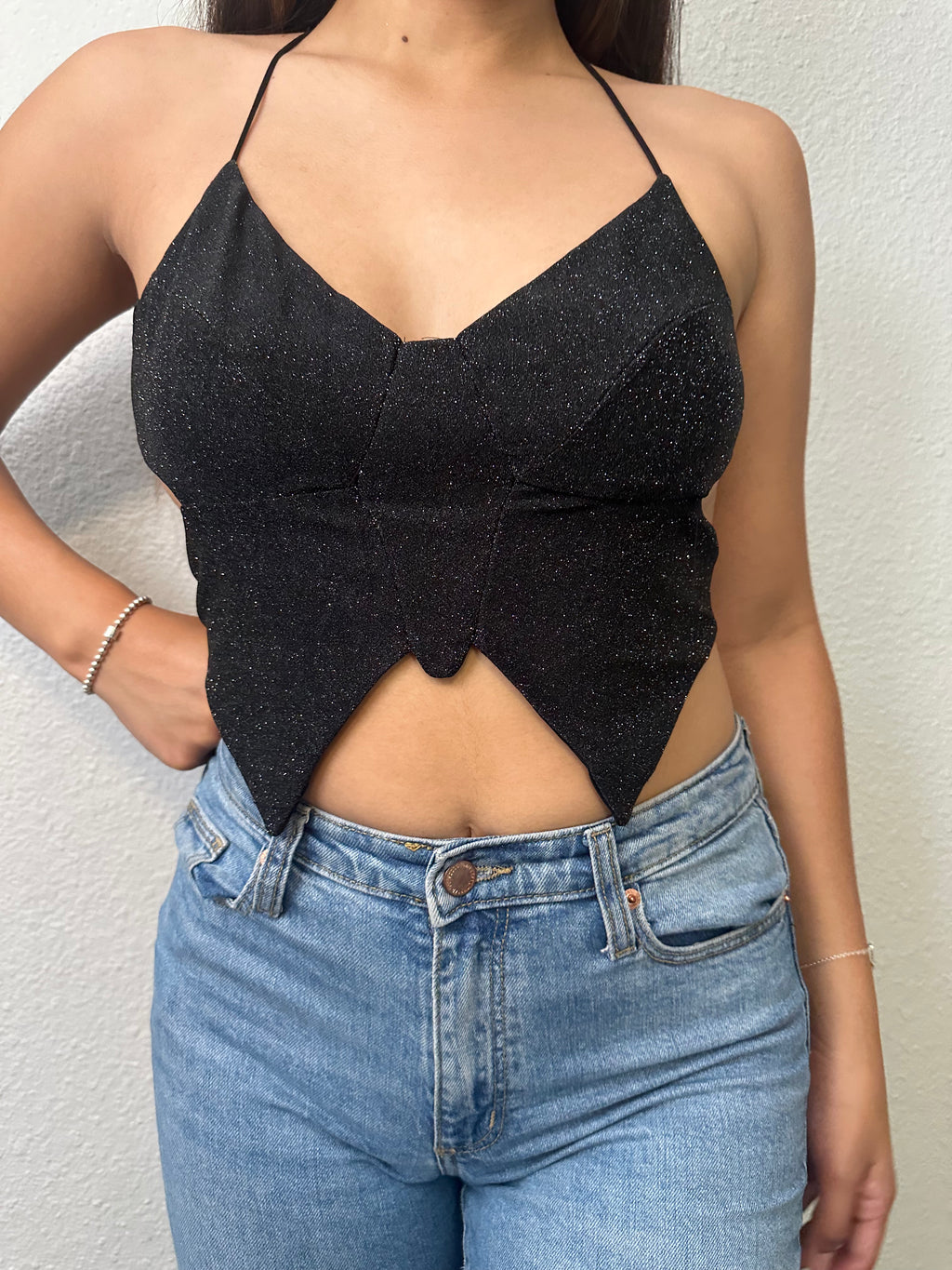 Mia Butterfly Top (Black)