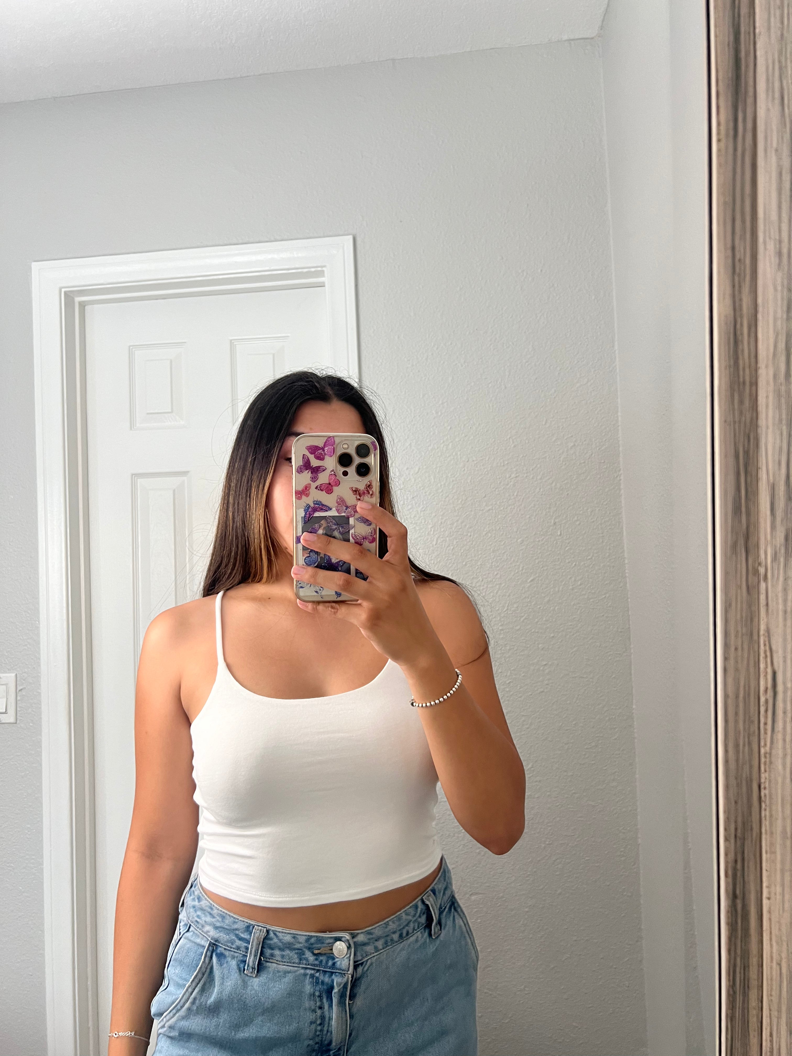 Patty Basic Tank Top (White)