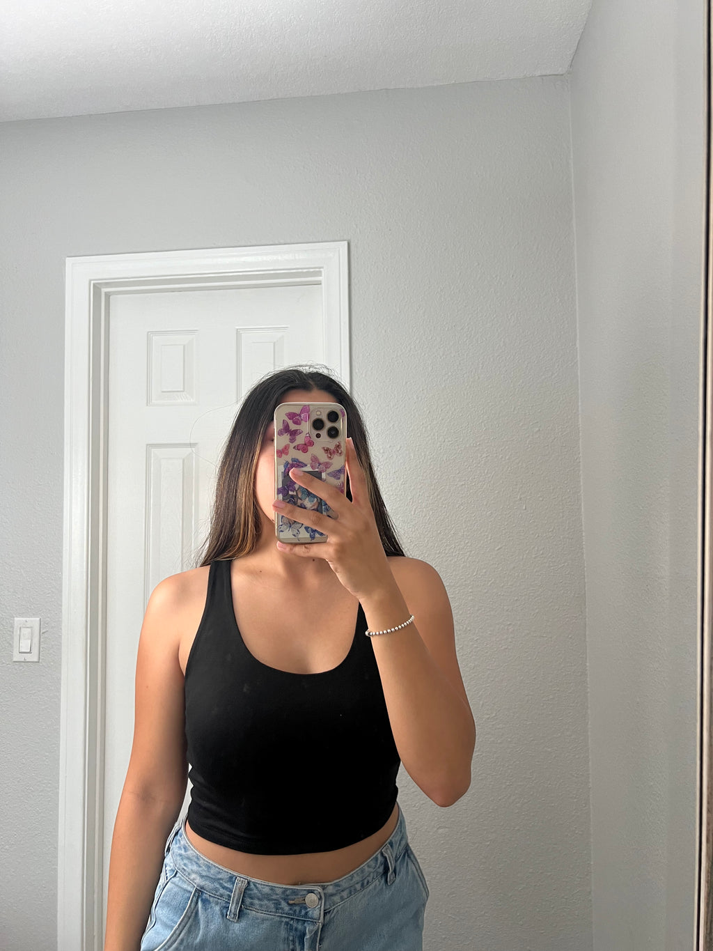 Angie Basic Tank Top (Black)