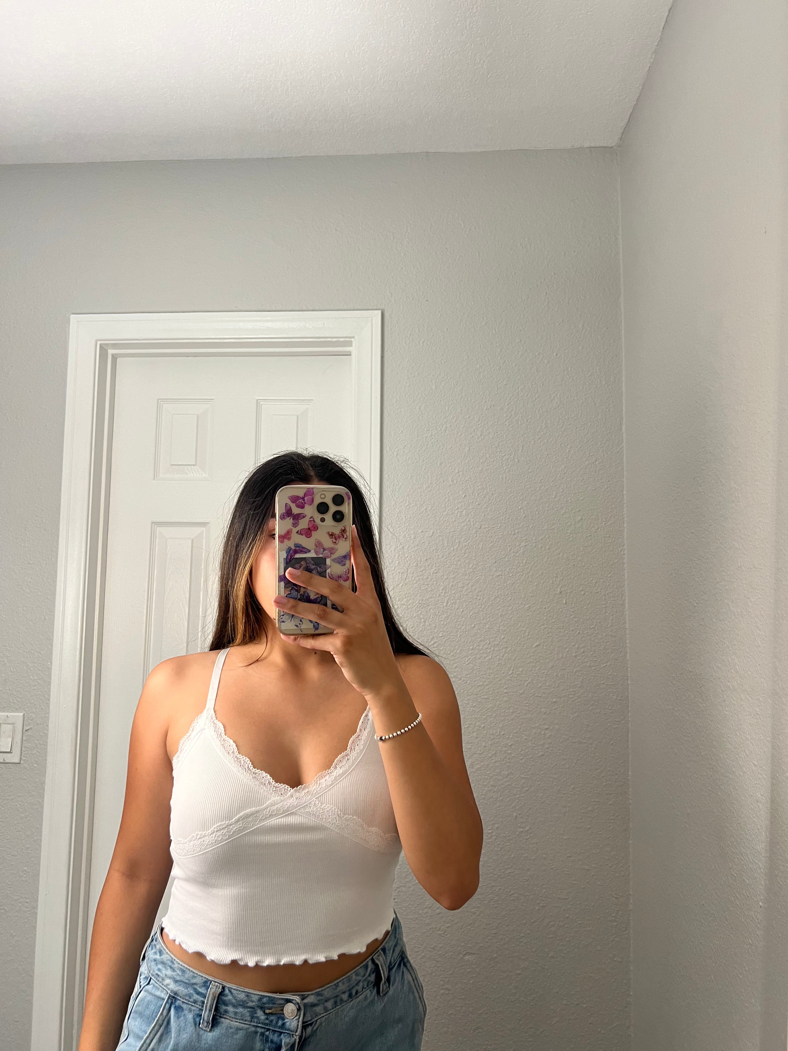 Aida Lace Top (White)