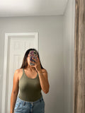 Betty Basic Bodysuit (Green)