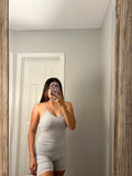 Bianca Simple Romper (Grey)